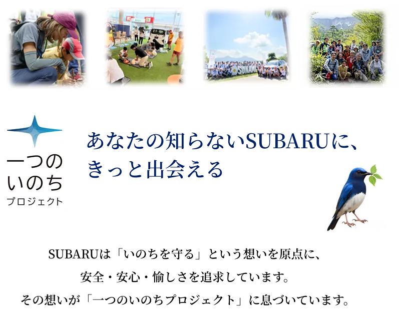 あなたの知らないSUBARUに、きっと出会える