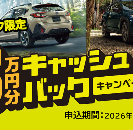 今だけキャッシュバックキャンペーン！！