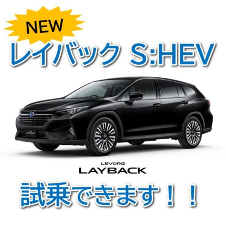 『レイバックS:HEV』試乗車の準備ができました！